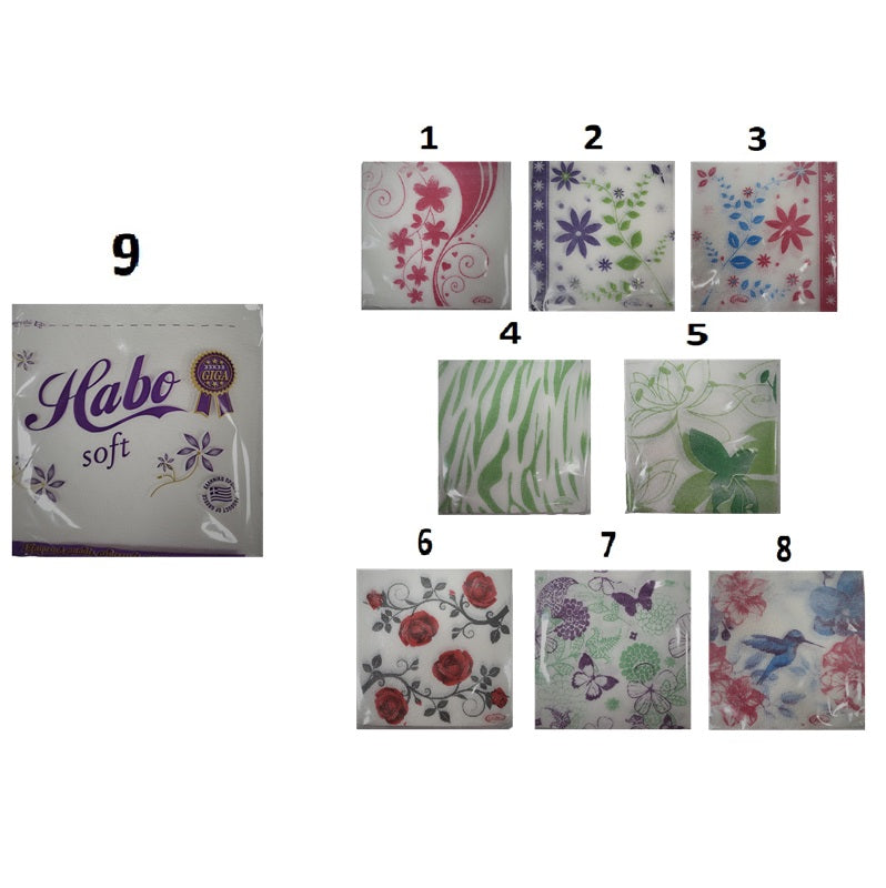 ΧΑΡΤΟΠΕΤΣΕΤΕΣ 33x33cm 65TEM HABO