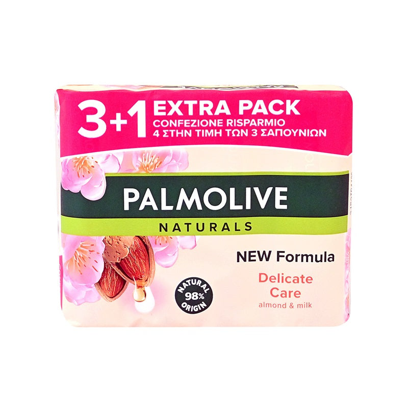 PALMOLIVE ΣΑΠΟΥΝΙ ALMOND 90gr 3+1ΔΩΡΟ