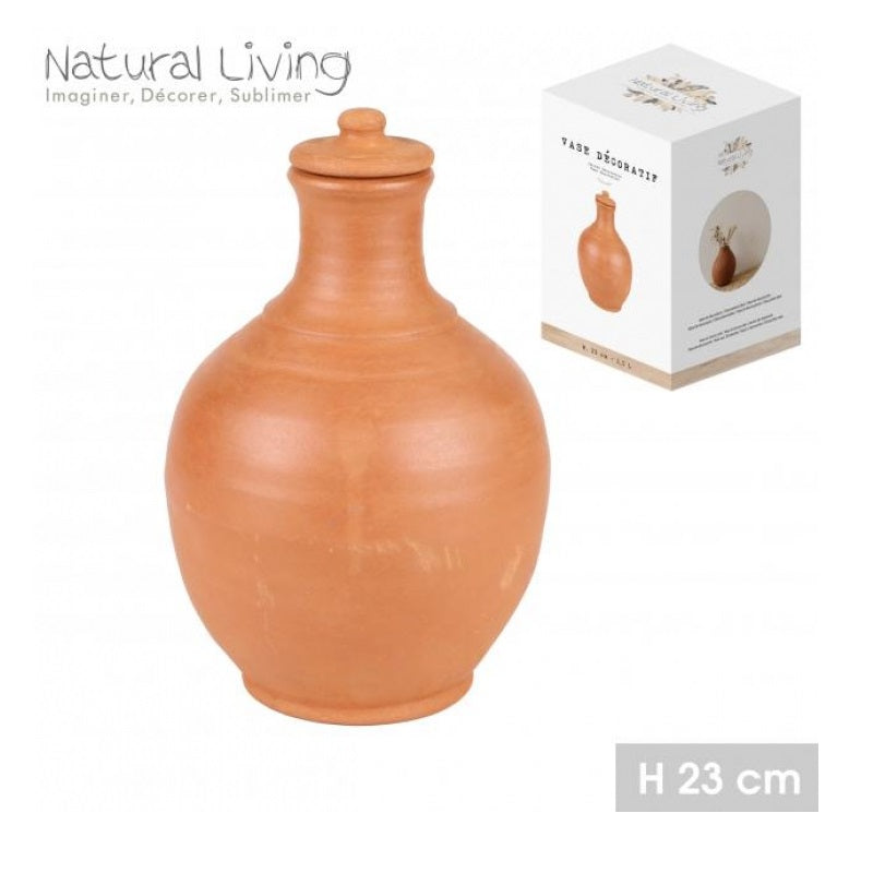 ΑΜΦΟΡΕΑΣ TERRACOTA 23εκ 1.5lt ΜΕ ΚΑΠΑΚΙ