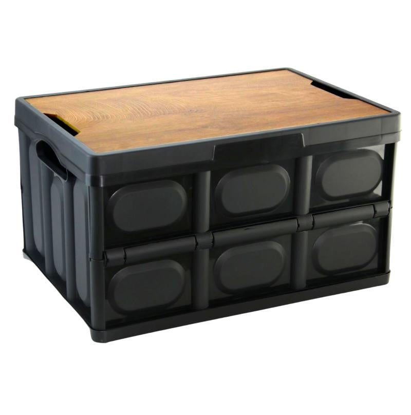 ΚΟΥΤΙ ΑΠΟΘΗΚΕΥΣΗΣ ΠΤΥΣΣΟΜΕΝΟ ΜΕ ΞΥΛΙΝΟ ΚΑΠΑΚΙ 53x35x28.5cm