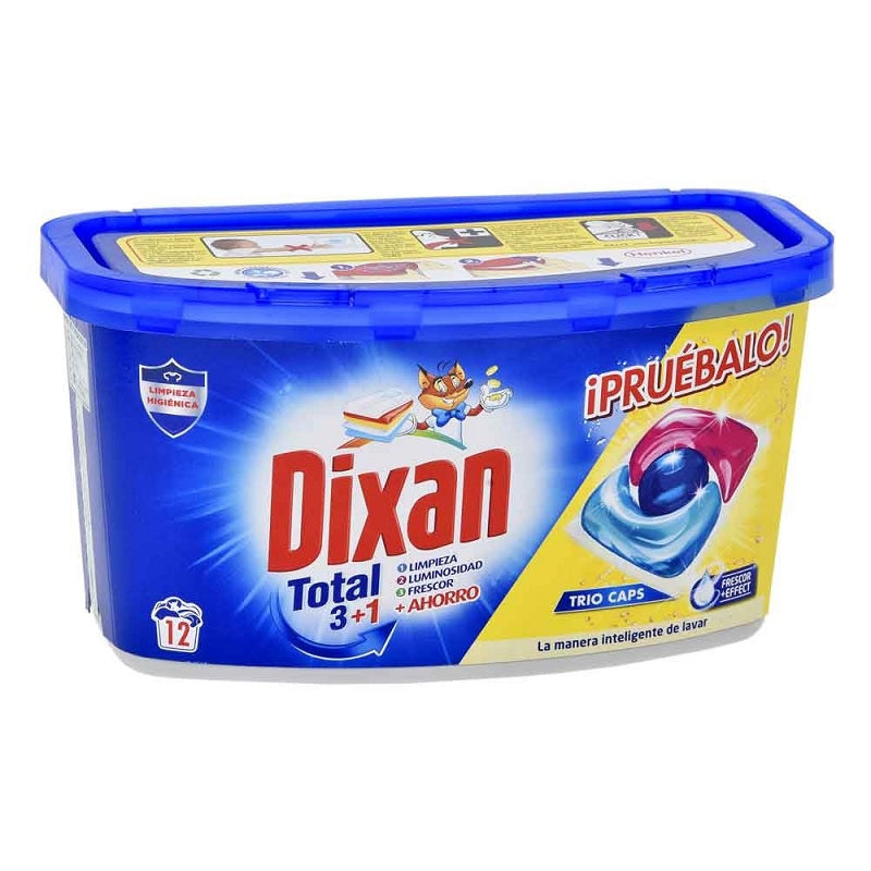 DIXAN ΥΓΡΕΣ ΚΑΨΟΥΛΕΣ 12ΤΕΜ 3in1 144gr