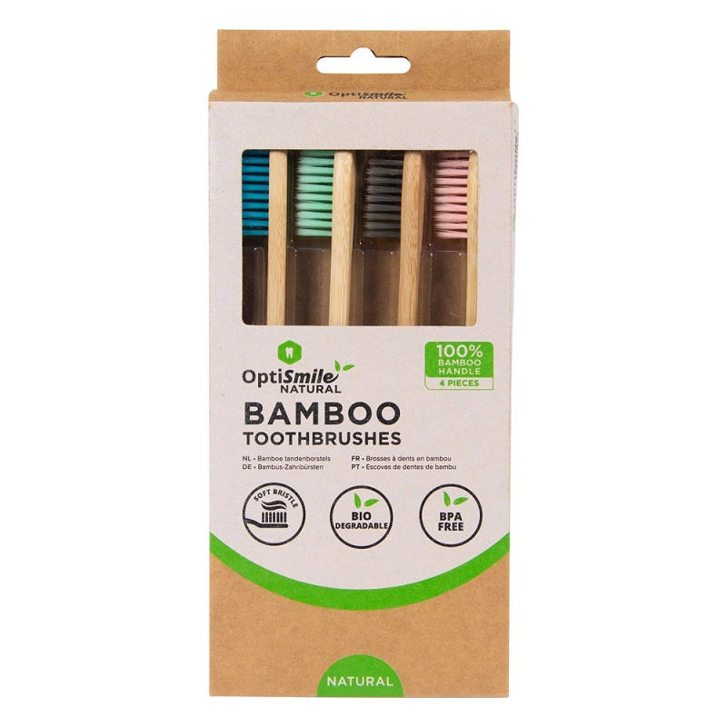 ΟΔΟΝΤΟΒΟΥΡΤΣΕΣ ΜΠΑΜΠΟΥ 4ΤΕΜ OPTISMILE