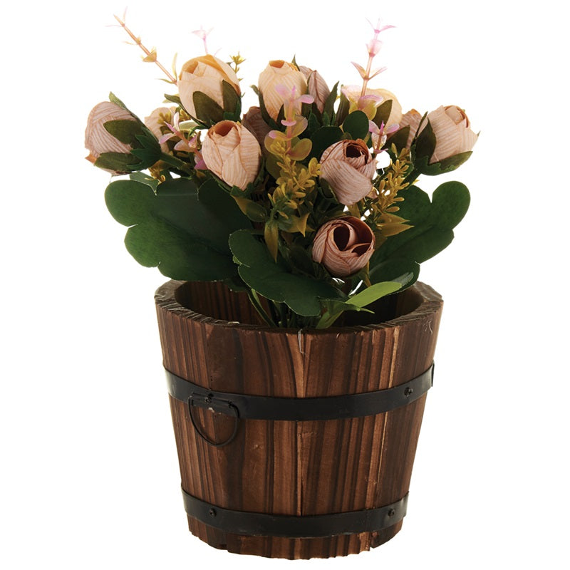 ΓΛΑΣΤΡΑΚΙ ΞΥΛΙΝΟ ΜΕ ΛΟΥΛΟΥΔΙΑ 12x22cm