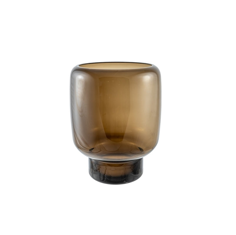 ΑΝΘΟΔΟΧΕΙΟ ΓΥΑΛΙΝΟ ΦΥΣΗΤΟ ΧΕΙΡΟΠΟΙΗΤΟ ΚΑΦΕ 23x30cm