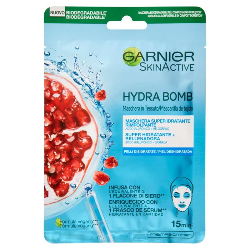 GARNIER ΜΑΣΚΑ ΠΡΟΣΩΠΟΥ HYDRA BOMB ΡΟΔΙ 28gr