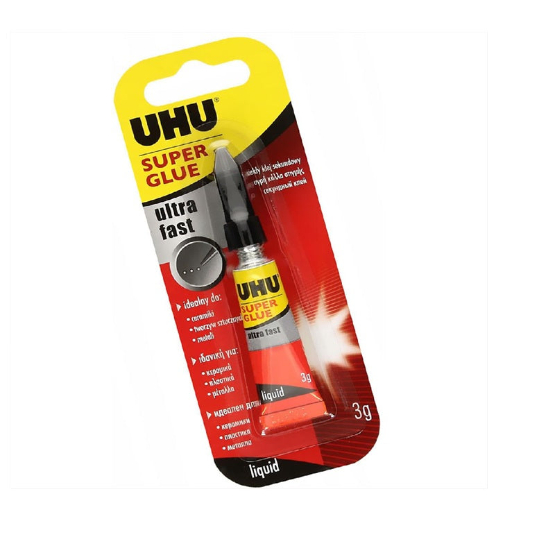 ΚΟΛΛΑ ΣΤΙΓΜΗΣ UHU 3gr SUPER GLUE