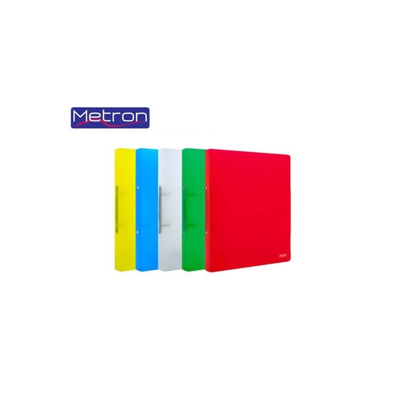 ΚΛΑΣΕΡ ΠΛΑΣΤΙΚΟ Α4 2 ΚΡΙΚΟΙ 4cm METRON