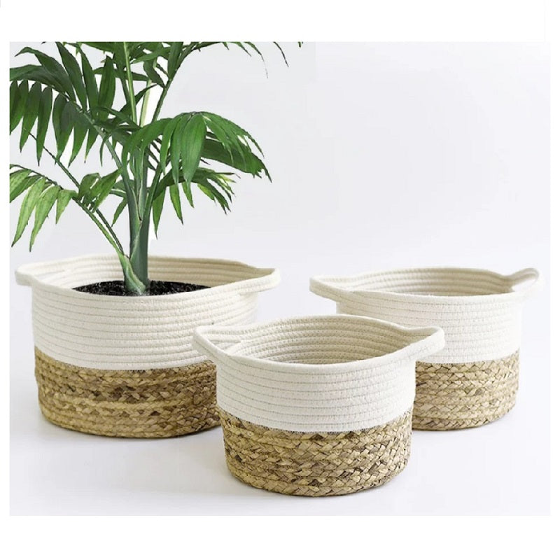 ΚΑΛΑΘΙ COTTON ROPE ΔΙΧΡΩΜΟ 29x20cm