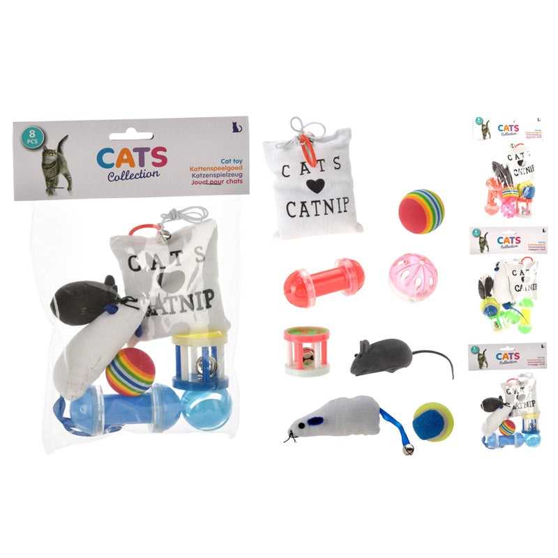 ΠΑΙΧΝΙΔΙΑ ΓΑΤΑΣ ΣΕΤ 8ΤΕΜ