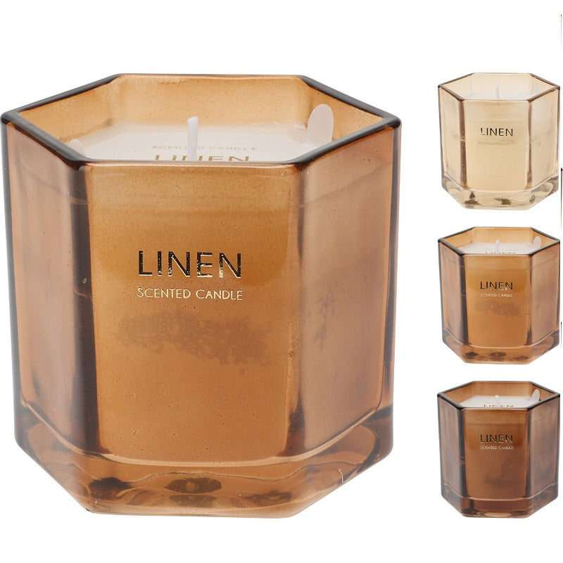 ΚΕΡΙ ΑΡΩΜΑΤΙΚΟ 8εκ ΣΕ ΕΞΑΓΩΝΟ ΠΟΤΗΡΙ ΓΥΑΛΙΝΟ