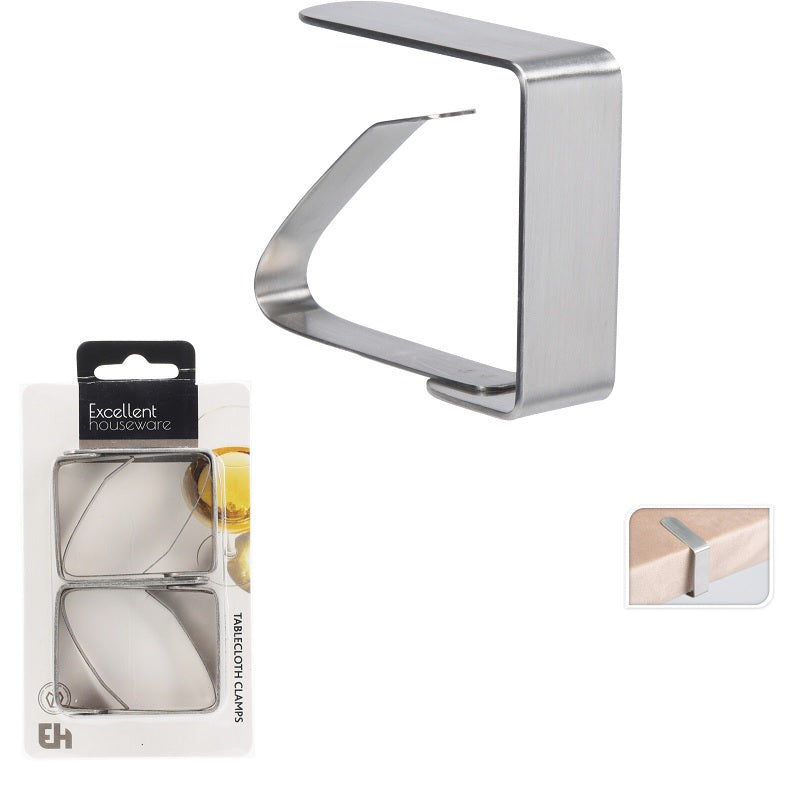 ΠΙΑΣΤΡΑ ΤΡΑΠΕΖΟΜΑΝΤΗΛΟΥ 4ΤΕΜ ΜΕΤΑΛΛΙΚΕΣ EXCELLENT HOUSEWARE