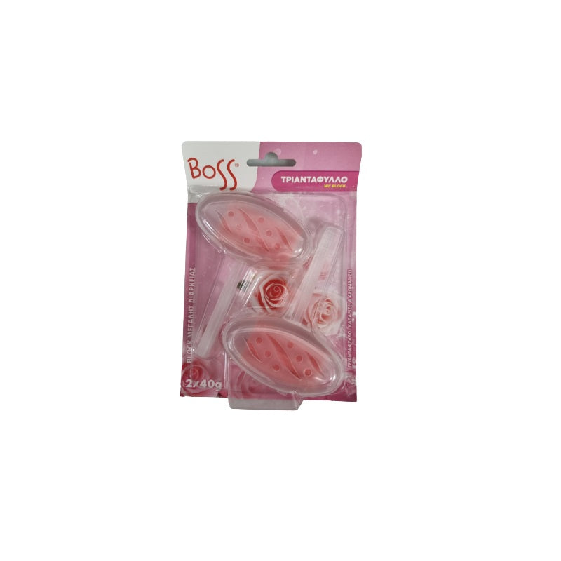 BOSS WC BLOCK ΤΡΙΑΝΤΑΦΥΛΛΟ 2x40gr