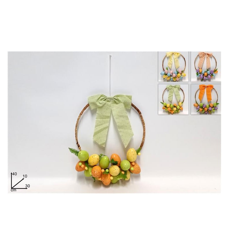 ΣΤΕΦΑΝΙ ΞΥΛΙΝΟ ΜΕ ΑΥΓΑ 30εκ