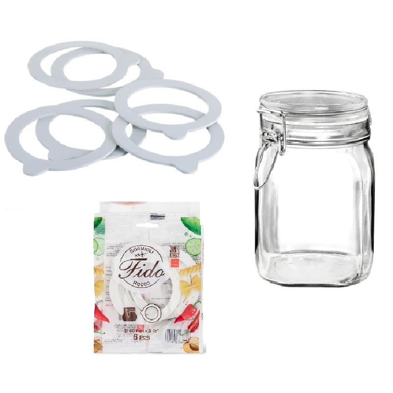 ΛΑΣΤΙΧΑ ΓΥΑΛΙΝΩΝ ΒΑΖΩΝ Φ9εκ 6ΤΕΜ FIDO