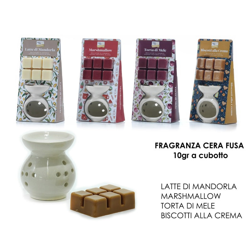 ΑΡΩΜΑΤΙΣΤΗΣ ΚΕΡΑΜΙΚΟΣ 8x9cm ΜΕ WAX MELTS