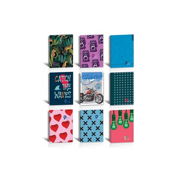 ΣΠΙΡΑΛ 4ΘΕΜ PARTY PROJECT 17x25cm 140Φ