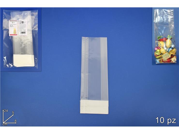 ΣΑΚΟΥΛΑ 8x24x5εκ 10ΤΕΜ ΔΙΑΦΑΝΗ