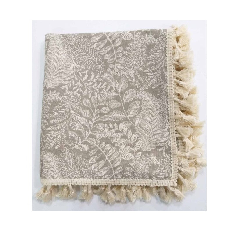 ΤΡΑΠΕΖΟΚΑΡΕ ΜΕ ΚΡΟΣΣΙ 120x120cm NATURAL HOME