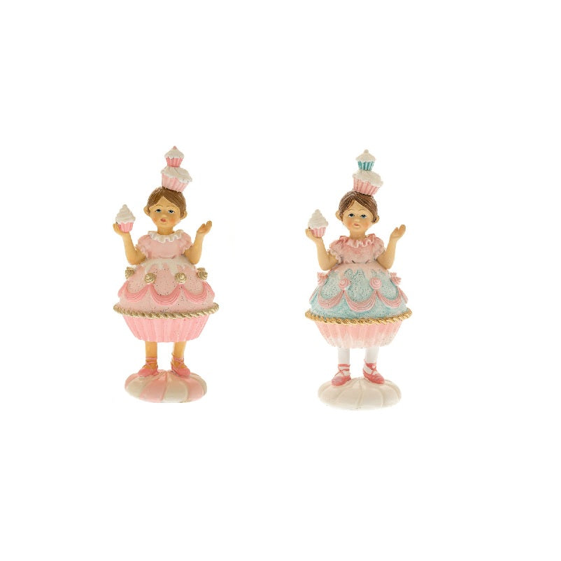 ΚΟΡΙΤΣΙ CUPCAKE 7x7x16cm ΠΟΛΥΡΕΖΙΝ