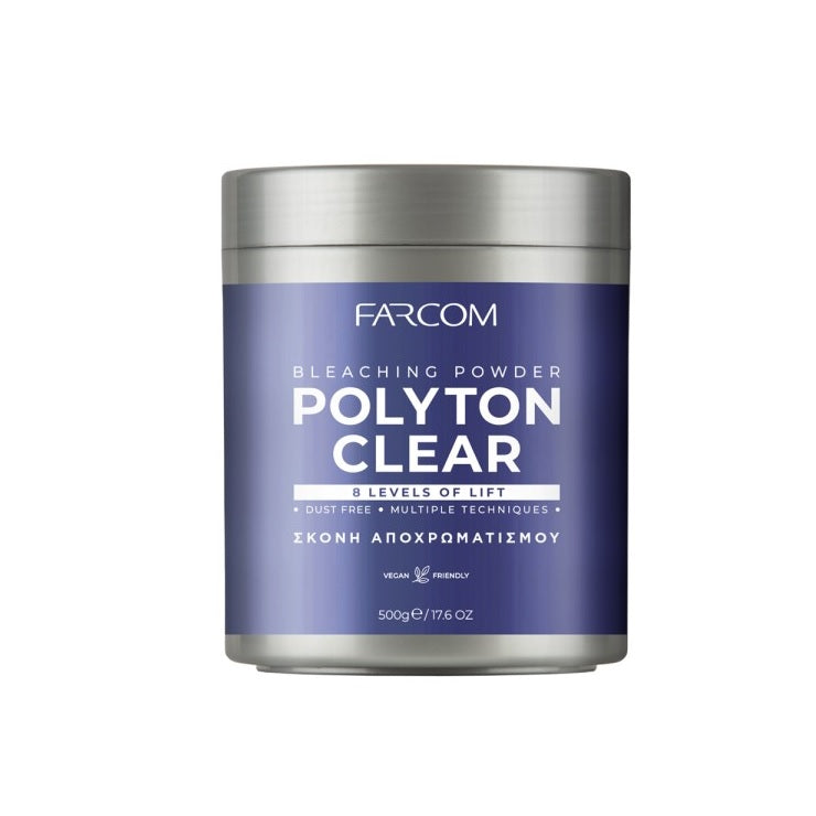 ΣΚΟΝΗ ΑΠΟΧΡΩΜΑΤΙΣΜΟΥ POLYTON CLEAR BLUE ΕΠΑΓΓΕΛΜΑΤΙΚΟ 500gr