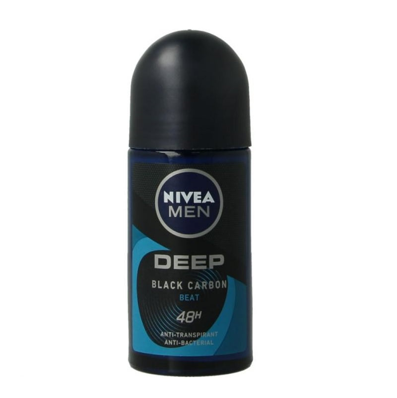 NIVEA ΑΠΟΣΜΗΤΙΚΟ ROLL ON 50ml MEN DEEP BLACK CARBON