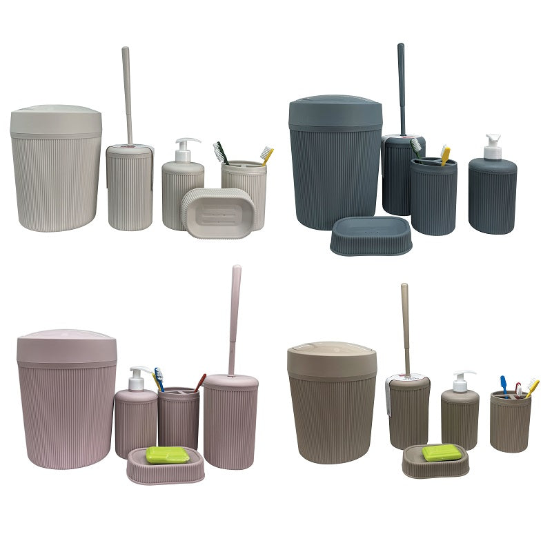 ΣΕΤ ΜΠΑΝΙΟΥ 5ΤΕΜ ME ΚΑΔΟ & ΠΙΓΚΑΛ TNS