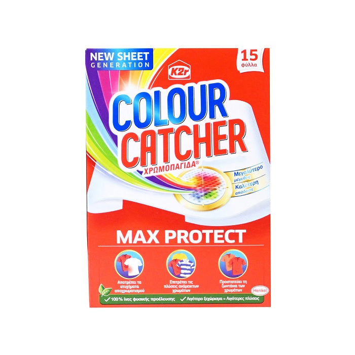 ΧΡΩΜΟΠΑΓΙΔΑ 15 ΦΥΛΛΑ COLOUR CATCHER MAX PROTECT