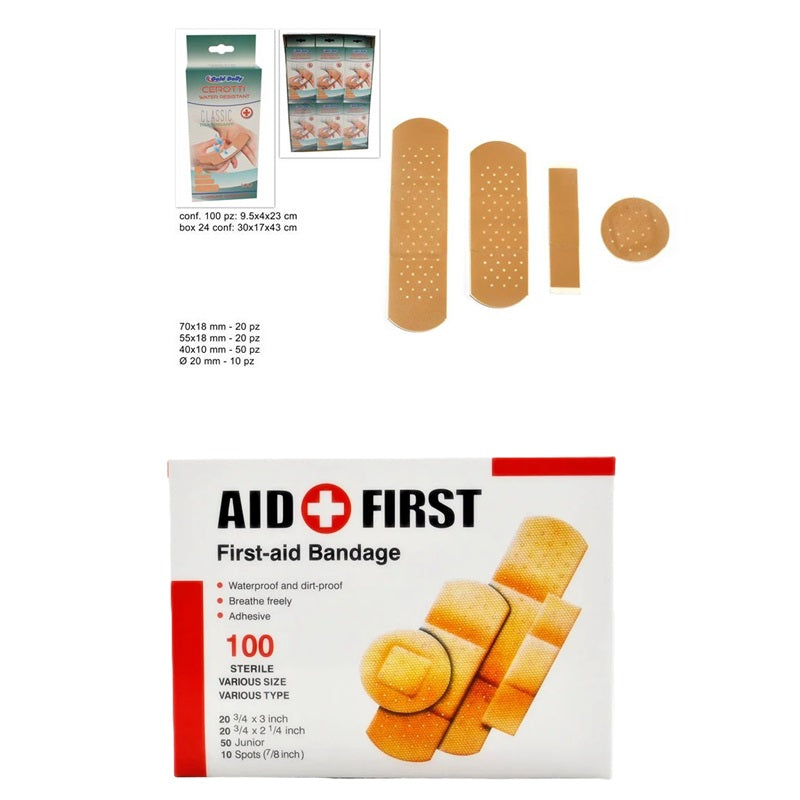 ΤΡΑΥΜΑΠΛΑΣΤ ΣΕΤ 100ΤΕΜ ΜΙΧ ΜΕΓΕΘΗ