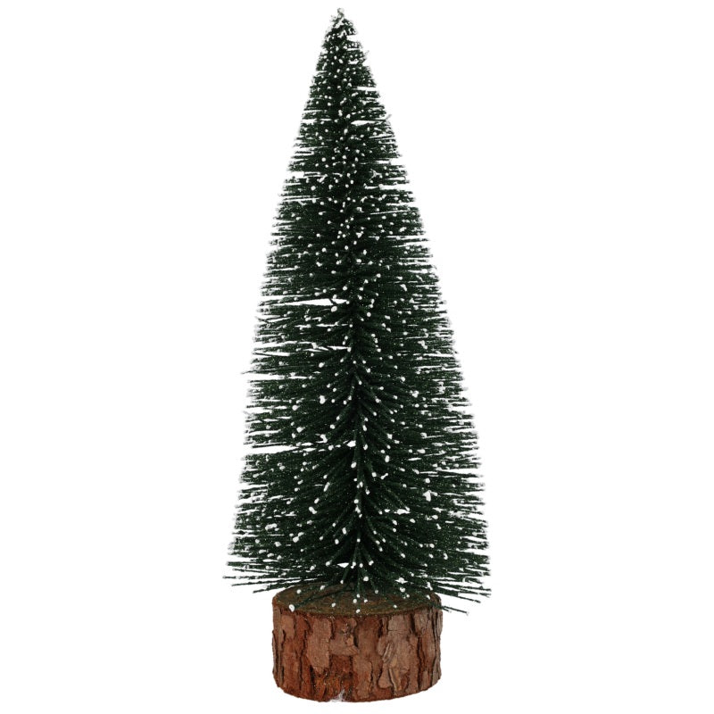 ΔΕΝΤΡΟ XMAS ΠΡΑΣΙΝΟ ΧΙΟΝΙΣΜΕΝΟ GLITTER 25cm