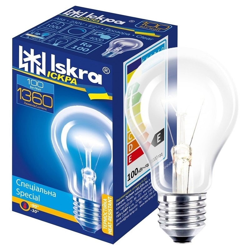 ΛΑΜΠΑ ECO Ε27 100W ΔΙΑΦANH ΠΥΡΑΚΤΩΣΕΩΣ