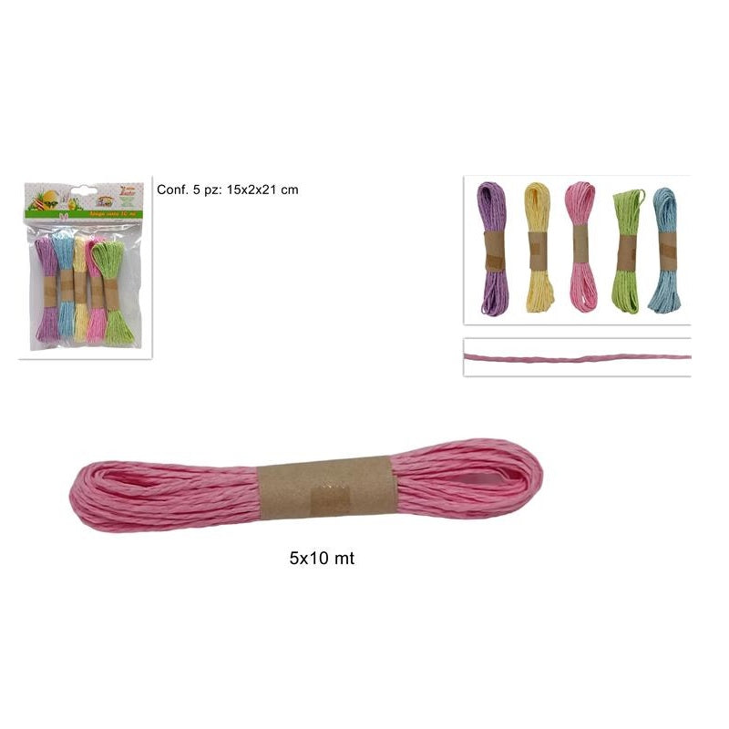 ΣΠΑΓΓΟΣ ΧΑΡΤΙΝΟΣ 10μ ΣΕΤ 5ΤΕΜ