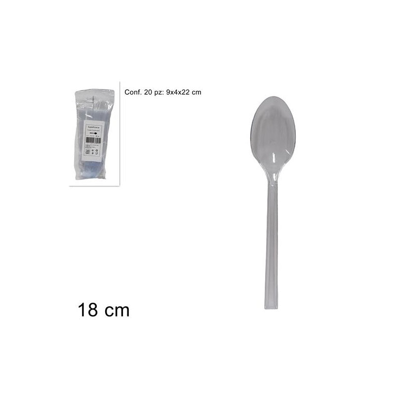 ΚΟΥΤΑΛΙΑ ΠΛΑΣΤΙΚΑ 18εκ 20ΤΕΜ ΠΟΛΛΑΠΛΩΝ ΧΡΗΣΕΩΝ ΚΡΥΣΤΑΛ