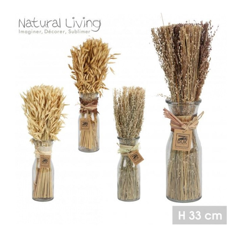 ΑΝΘΟΔΟΧΕΙΟ ΜΕ ΑΠΟΞΗΡΑΜΕΝΑ ΛΟΥΛΟΥΔΙΑ 33cm DIJK