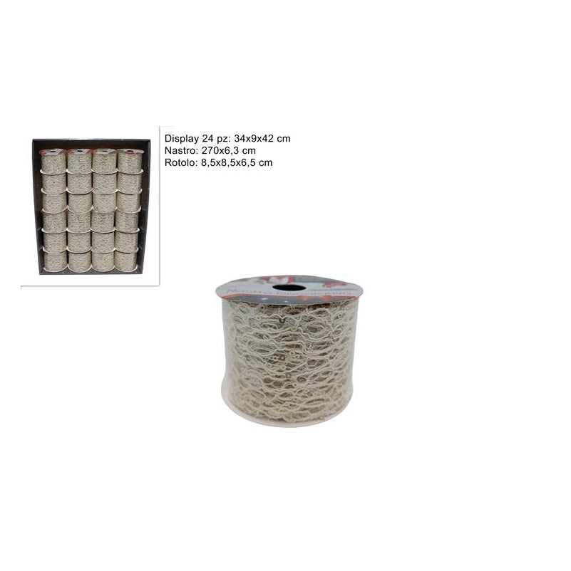 ΚΟΡΔΕΛΑ 6.3x270εκ ΜΠΕΖ ΔΑΝΤΕΛΑ GLITTER