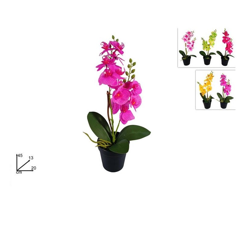 ΓΛΑΣΤΡΑ ΟΡΧΙΔΕΑ 45εκ ART FLOWERS