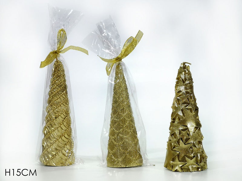 ΚΕΡΙ XMAS ΔΕΝΤΡΟ ΧΡΥΣΟ 15cm