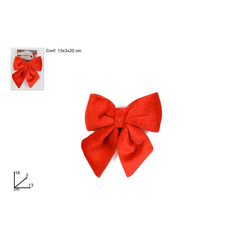 ΦΙΟΓΚΟΣ ΒΕΛΟΥΤΕ 13cm ΚΟΚΚΙΝΟΣ