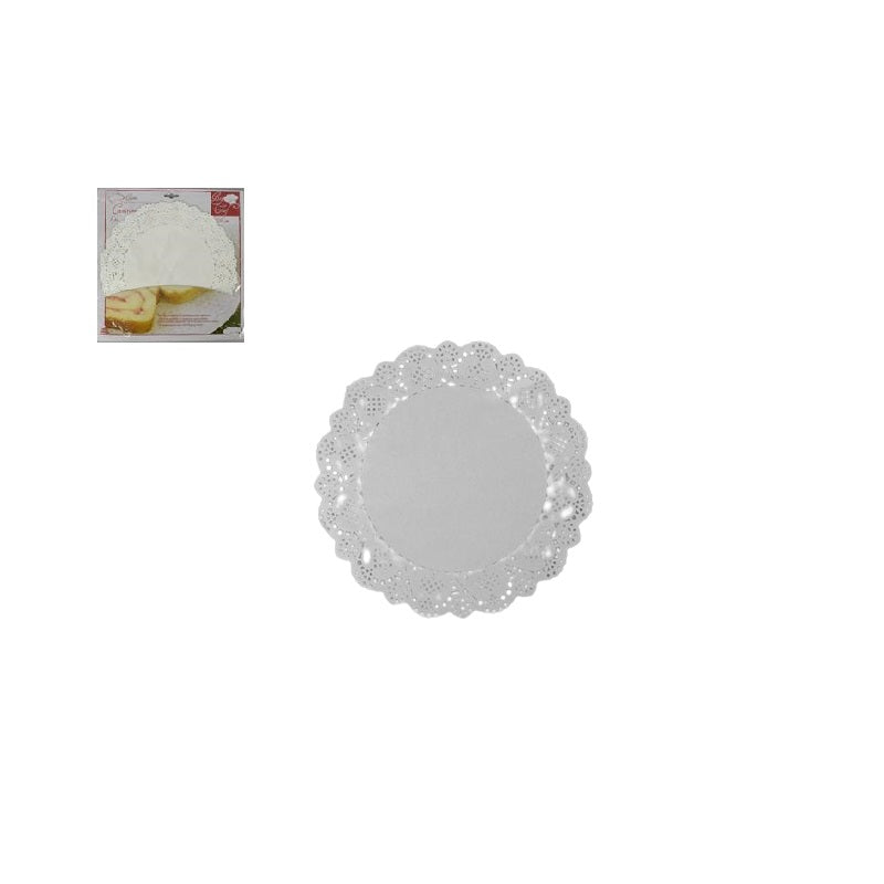 ΒΑΣΗ ΤΟΥΡΤΑΣ ΧΑΡΤΙ ΔΑΝΤΕΛΑ 26εκ 6TEM ΛΕΥΚΟ