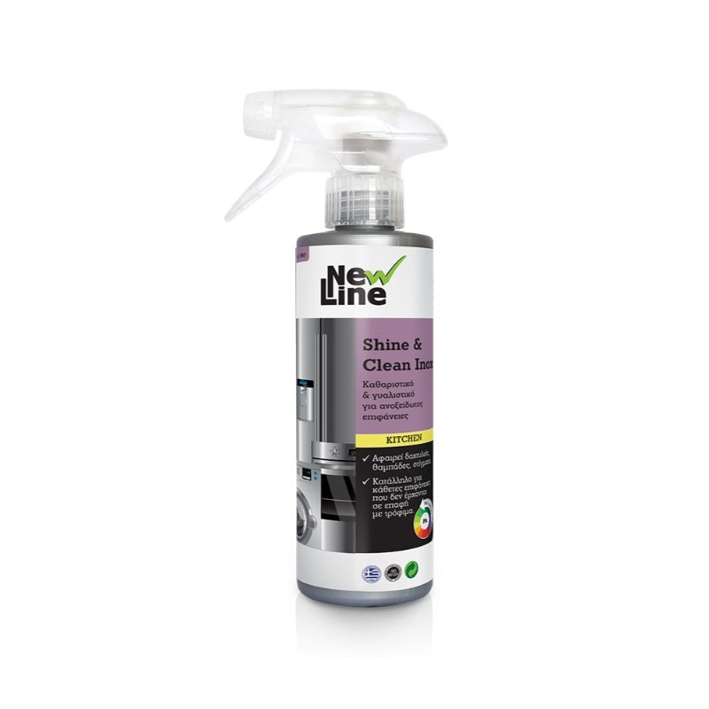 NL ΚΑΘΑΡΙΣΤΙΚΟ ΓΥΑΛΙΣΤΙΚΟ INOX 2ΣΕ1 SPRAY 350ml