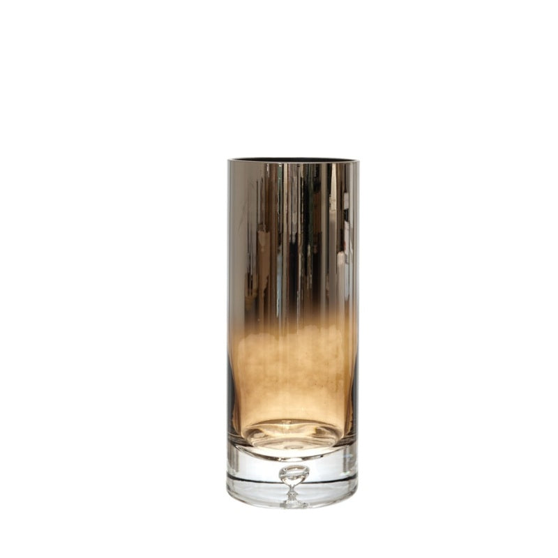 ΑΝΘΟΔΟΧΕΙΟ ΓΥΑΛΙΝΟ ΦΥΣΗΤΟ ΧΕΙΡΟΠΟΙΗΤΟ ΑΣΗΜΙ ΚΑΦΕ 12x30cm