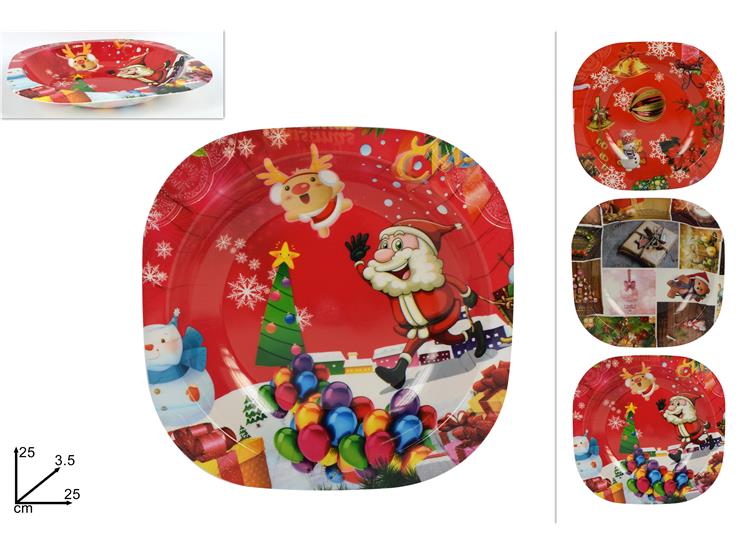 ΠΙΑΤΟ ΒΑΘΥ XMAS 25x25cm