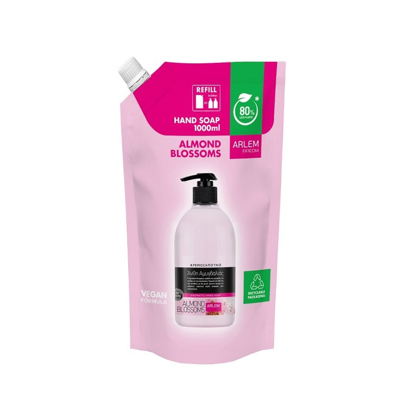 ARLEM ΚΡΕΜΟΣΑΠΟΥΝΟ 1lt ΑΝΤΑΛΛΑΚΤΙΚΟ ΑΝΘΗ ΑΜΥΓΔΑΛΙΑΣ