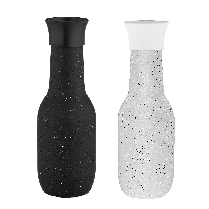 ΦΙΑΛΗ ΝΕΡΟΥ ΓΥΑΛΙΝΗ 1000cc ΛΕΥΚΗ ΜΑΥΡΗ ΜΕ ΦΑΡΔΥ ΠΩΜΑ ΡΟΗΣ