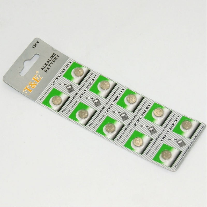 ΜΠΑΤΑΡΙΕΣ G11 LR721 362 10ΤΕΜ