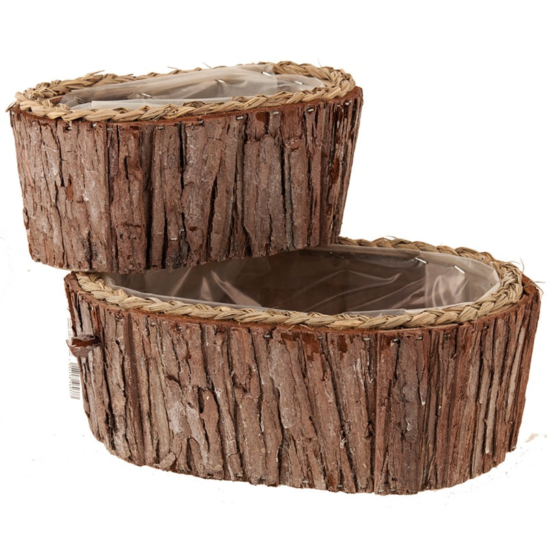 ΚΑΣΠΩ WOODEN ΟΒΑΛ 24x15x11cm