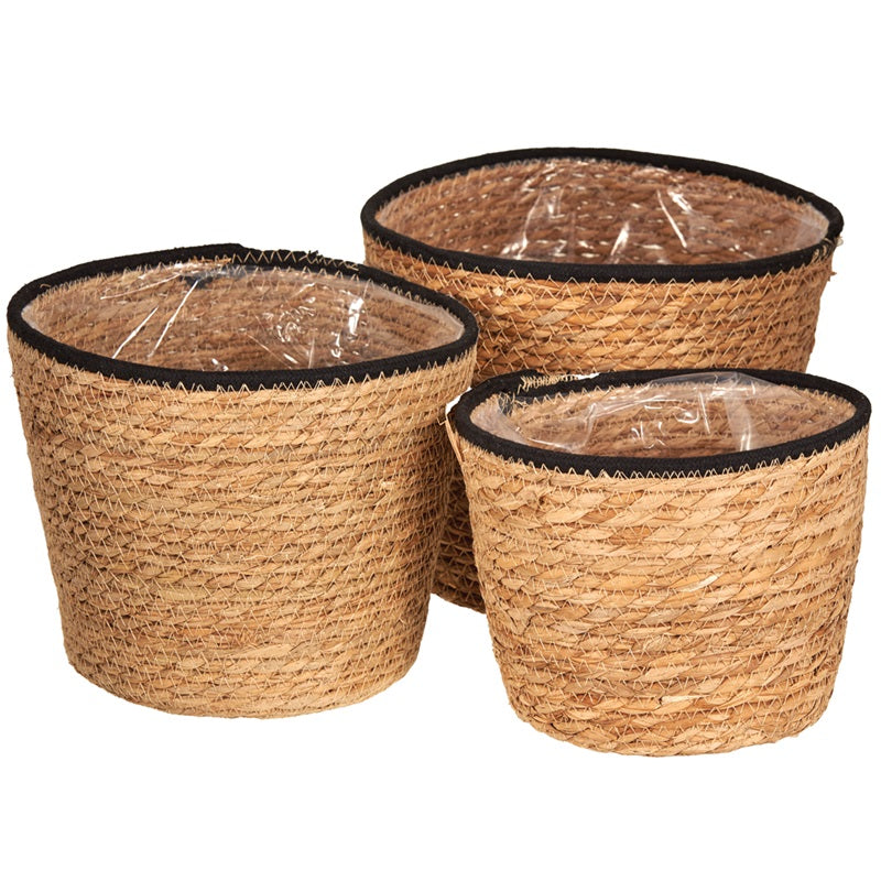 ΚΑΛΑΘΙ ΨΑΘΙΝΟ ΜΕ ΜΑΥΡΟ ΚΟΡΔΟΝΙ 21x19cm