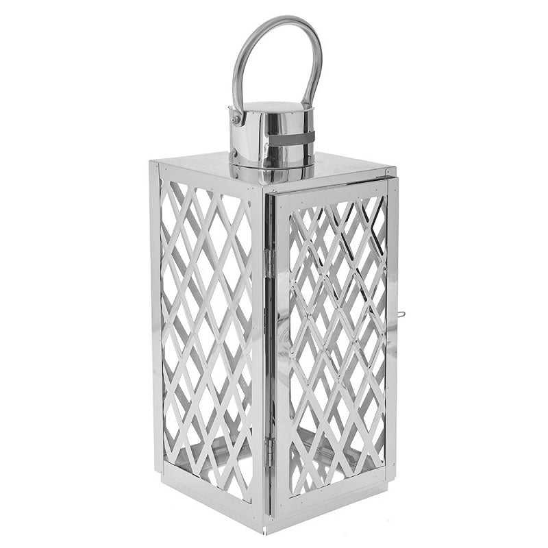 ΦΑΝΑΡΙ ΜΕΤΑΛΛΙΚΟ 41εκ ΑΣΗΜΙ ΜΕ ΠΛΕΓΜΑ