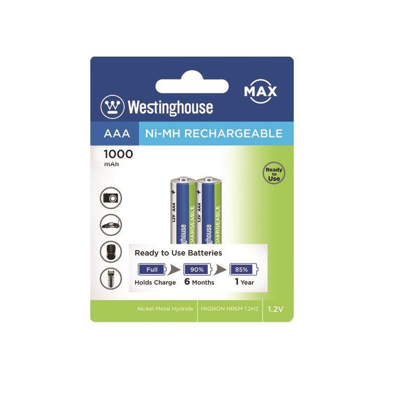 ΜΠΑΤΑΡΙΕΣ 3Α ΕΠΑΝΑΦΟΡΤΙΖΟΜΕΝΕΣ 1000mAh 2ΤΕΜ