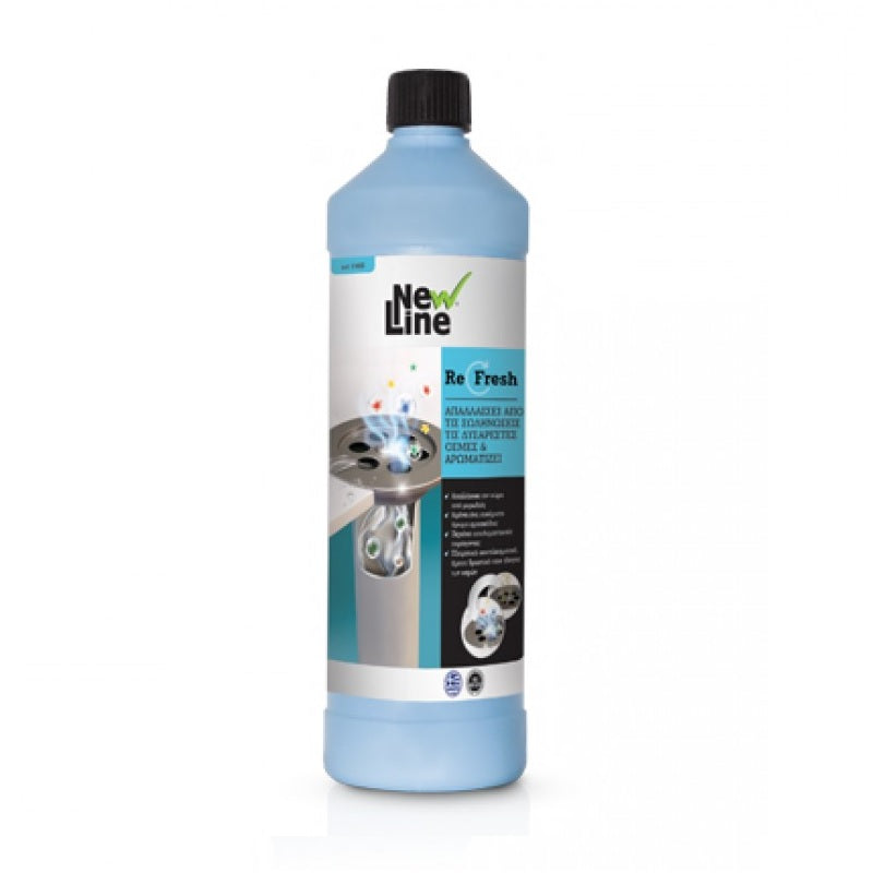 NL ΚΑΘΑΡΙΣΤΙΚΟ & ΑΡΩΜΑΤΙΚΟ ΥΓΡΟ ΣΩΛΗΝΩΣΕΩΝ 1lt REFRESH
