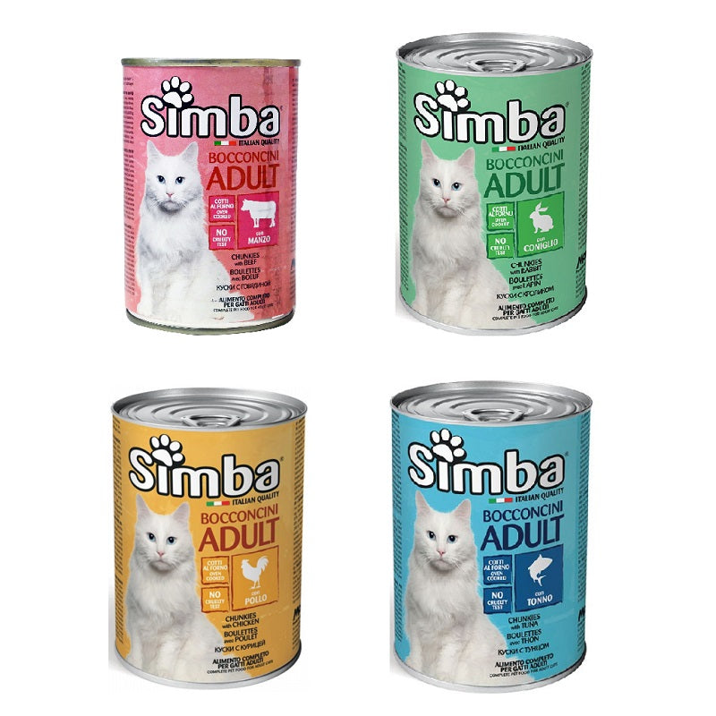 ΓΑΤΟΤΡΟΦΗ ΚΟΝΣΕΡΒΑ 415gr SIMBA